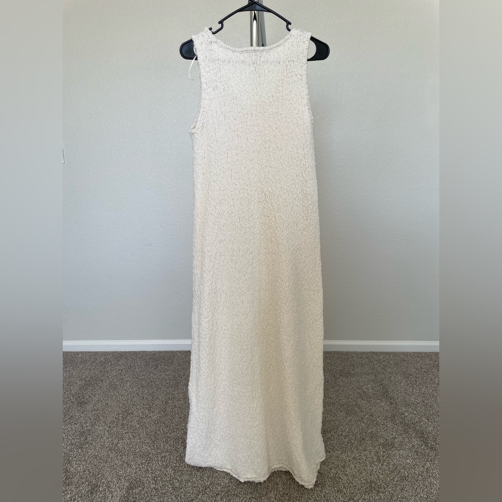 H&M Premium Collection Silk Blend Knitted Sleeveless Maxi Dress Medium - Picture 4 of 7